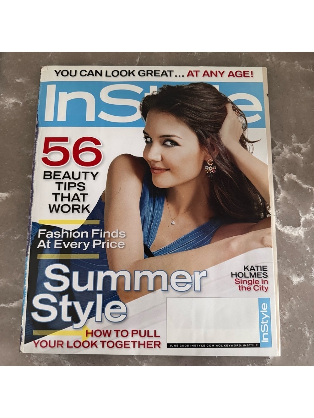 InStyle Magazine June 2005 with Katie Holmes